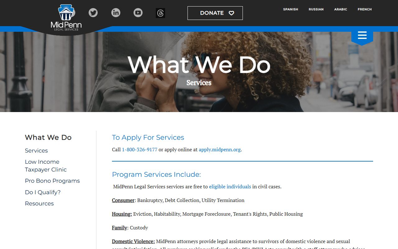 MidPenn Legal Services page for Berks County public records help